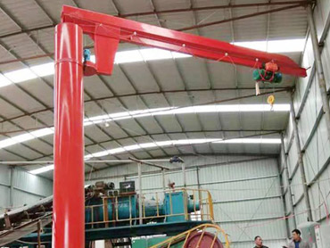 Fasta kolumner Rotary Boom Crane